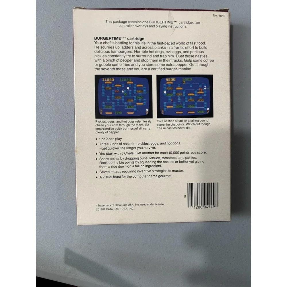 Donkey‎ Kong (Intellivision, 1982, CIB) Complete with Manual.